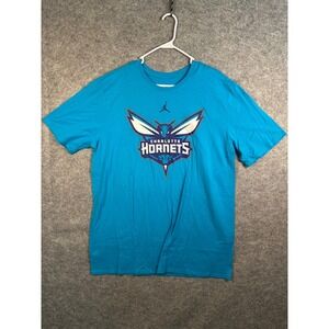 Jordan Brand Charlotte Hornets NBA Teal Graphic T-Shirt Mens XXLT Big & Tall